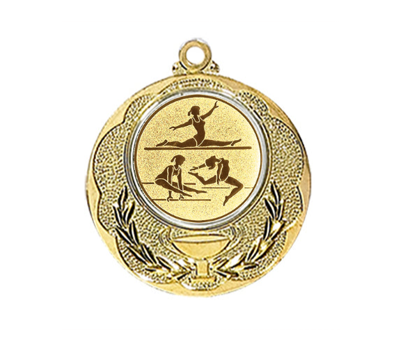 Medaille 028L Ø 40 mm - Gold / 50 mm