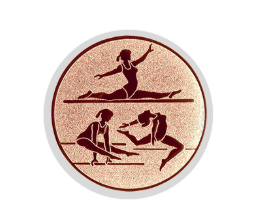 Glastrophäe 136-2 Schild & Emblem - Bunt / 13 cm