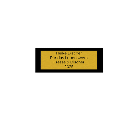 Classic Achievement Award - Matt Edition Gold - Gold / 265 mm