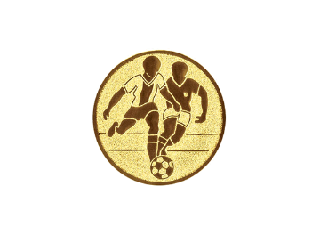 Fußball Pokal WR1012 SM - Silber / Gold / 12.5 cm