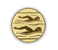 Glastrophäe 136-2 Schild & Emblem - Bunt / 22 cm