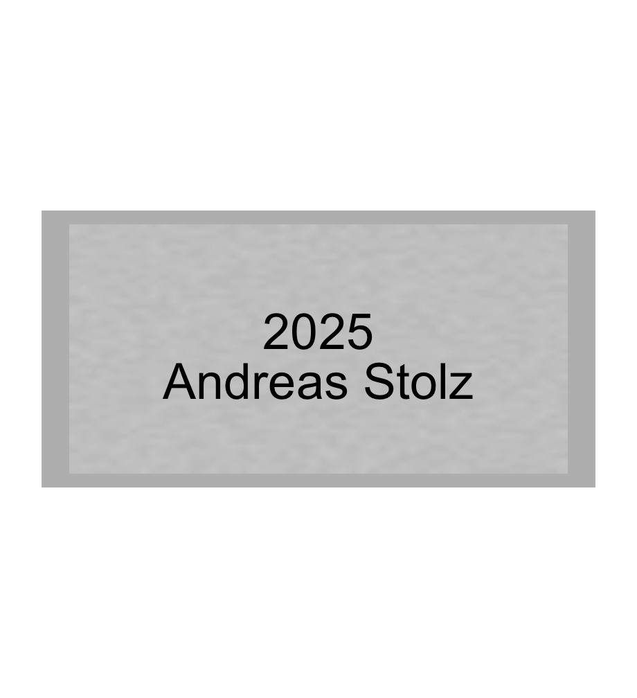 Gravurschild Silber selbstklebend - Silber / 60 x 30 mm