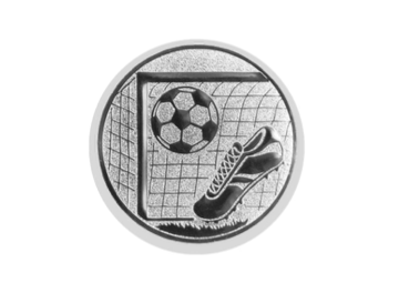 Glas Pokal 8805 blau Schild & Emblem - Silber Blau / 20 cm