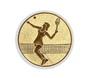 Glastrophäe 136-2 Schild & Emblem - Bunt / 18 cm