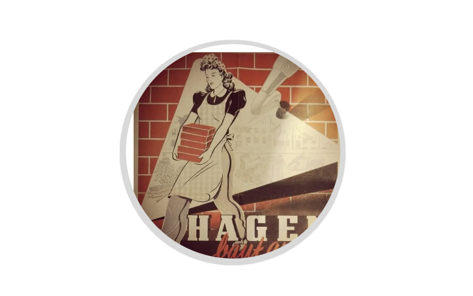 Glas Pokal 8805 blau Schild & Emblem - Silber Blau / 20 cm