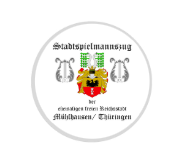 Glas Ständer W19x Schild & Emblem - 19.5 cm / Auswahl Blau