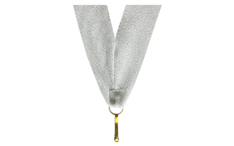 10er Pack Bänder Breite 22 mm / Länge ca. 400 mm - Silber / 22x400mm