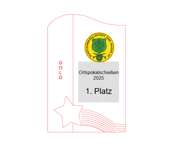 Glas Pokal 137-1 Lasergravur - Gold / 19 cm / Laser-Gravur