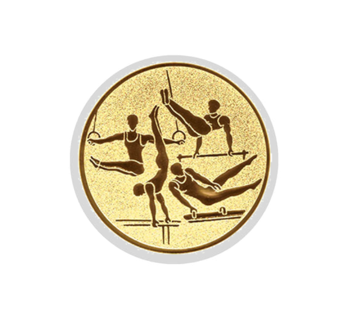 Glas Ständer W19x Schild & Emblem - 17.5 cm / Auswahl Blau