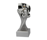 Kart Pokal FG4110 - Silber / 14.5 cm