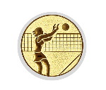 Glas Pokal 137-1 Schild & Emblem - Gold / 19 cm