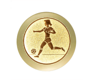 Fußballpokal 3939 - Altgold / 17 cm