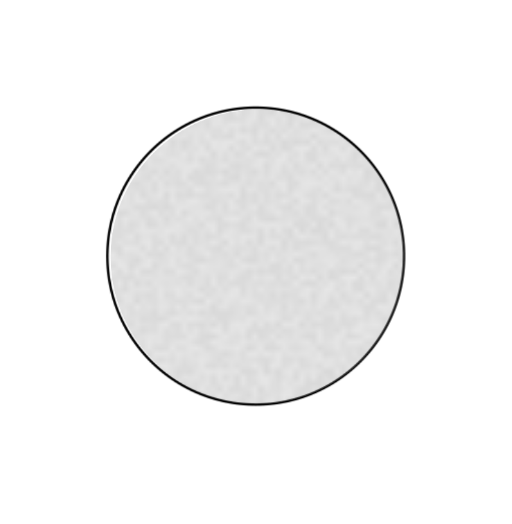 Druckembleme (selbstklebend) - 40 mm / Weiß