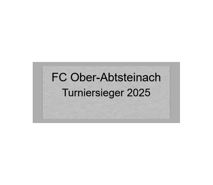 Gravurschild Silber selbstklebend - Silber / 60 x 25 mm