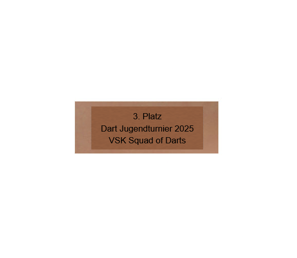 Glas Pokal Dart FG011 - 15 cm / Transparent Schwarz