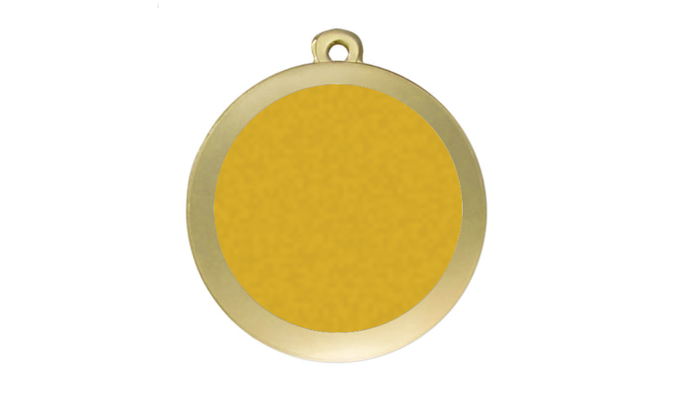 Karneval Medaille D120 Ø 50mm - Gold / 50mm