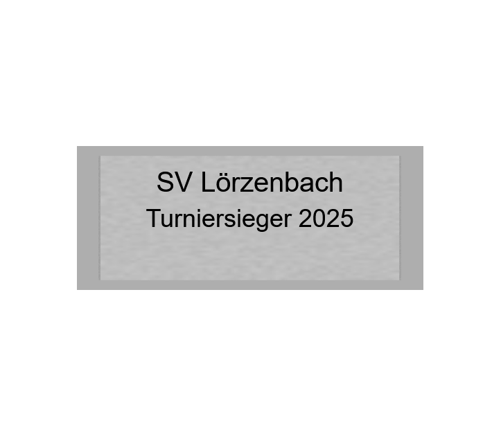 Gravurschild Silber selbstklebend - Silber / 60 x 25 mm