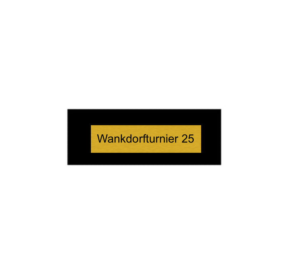 Fußballtrophäe 39880 - Gold / Schwarz / 21 cm