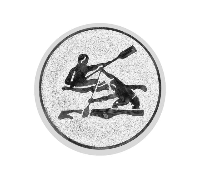 Glas Ständer W19x Schild & Emblem - 21.5 cm / Auswahl Weiß