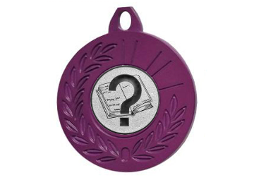 Farbmedaille Ø 50 mm - Lila / 50 mm