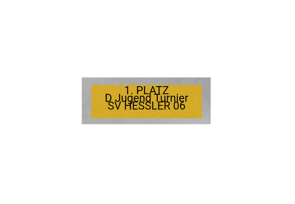 Fußball Pokal PFS_003 - 22.5 cm / Silber Mehrfarbig