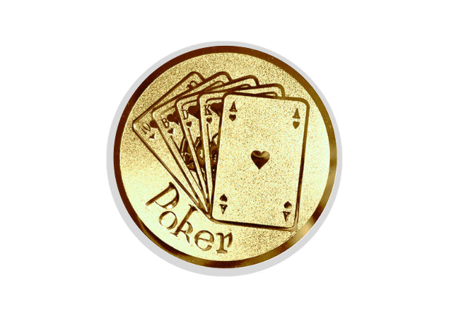 Glastrophäe 136-2 Schild & Emblem - Bunt / 15 cm