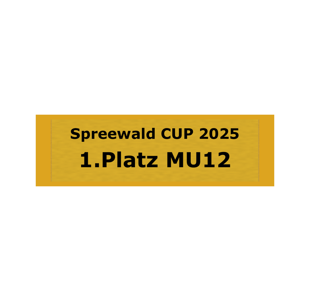 Gravurschild Gold selbstklebend - Gold / 50 x 15 mm