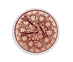 Glastrophäe 136-4 Schild & Emblem - 15 cm / Blau