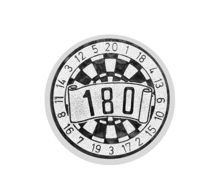 Glastrophäe 136-4 Schild & Emblem - 20 cm / Blau