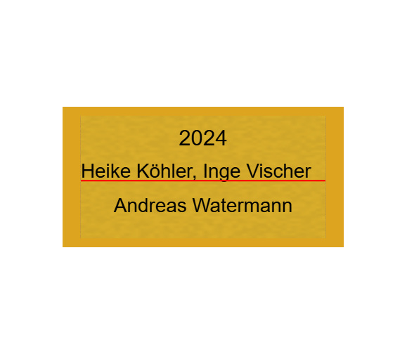 Gravurschild Gold selbstklebend - Gold / 50 x 25 mm