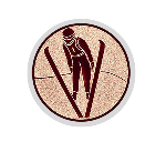 Glas Pokal 137-1 Schild & Emblem - Bronze / 19 cm