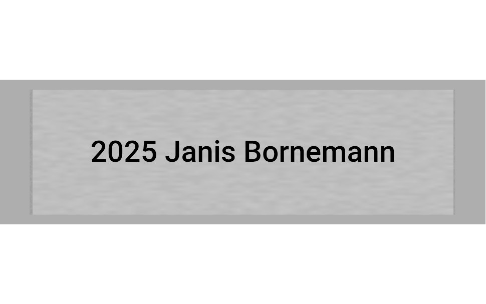 Gravurschild Silber selbstklebend - Silber / 50 x 15 mm