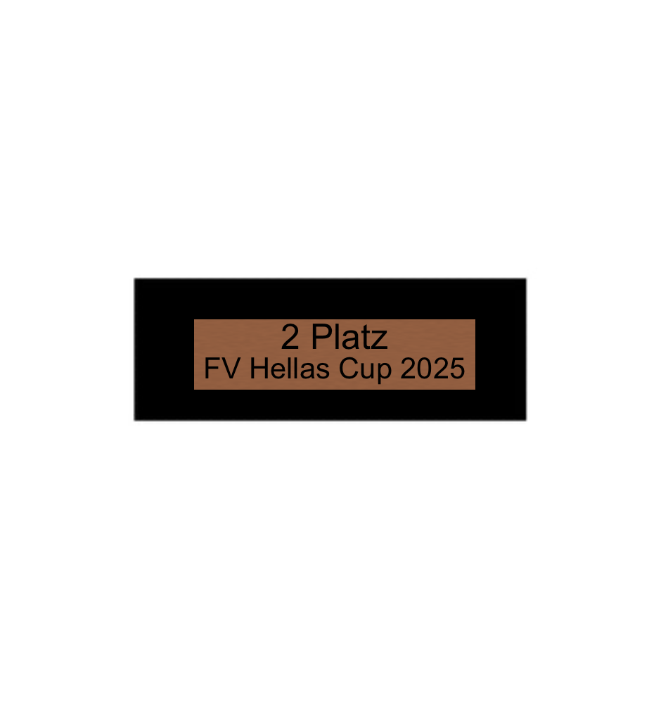 Fußballtrophäe 39880 - Gold / Schwarz / 210mm