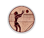 Glas Pokal 137-1 Schild & Emblem - Bronze / 19 cm