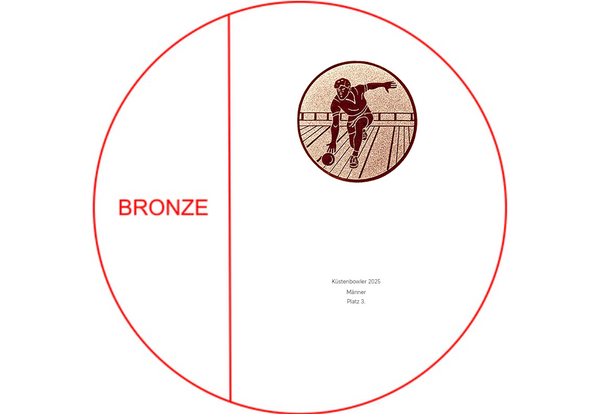 Glas Pokal 171-5 Lasergravur - Bronze / 17 cm / Laser-Gravur