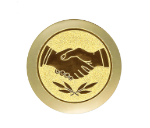 Ehrentafel G55 - Blau / Gold / 175x125 mm