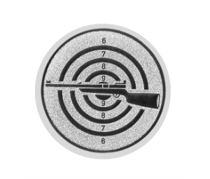 Glastrophäe 136-4 Schild & Emblem - 20 cm / Blau