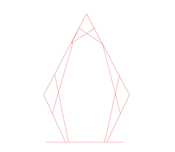 Diamond Peak 7458 - Klar / 22 cm / Laser-Gravur