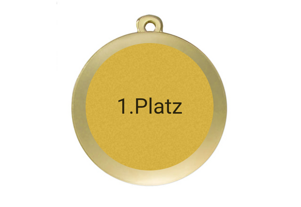 Medaille Fußball D112A Ø 50mm - Gold / 50 mm