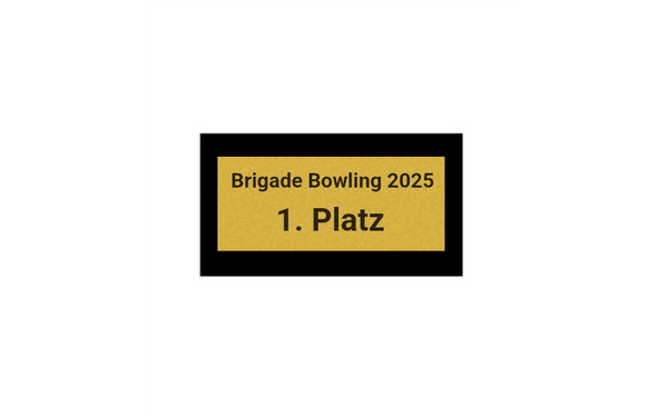 Pokalserie X161 Bowling - Silber Mehrfarbig / 25 cm