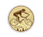 Glastrophäe 136-2 Schild & Emblem - Bunt / 13 cm