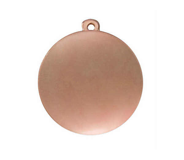 Medaille Fußball D112A Ø 50mm - Bronze / 50 mm