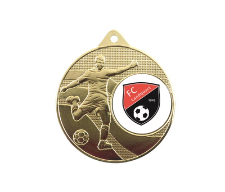 Medaille Fußball 396 Ø 50 mm - Gold / 50 mm
