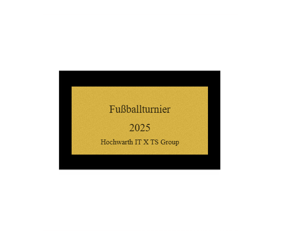 Fussballpokal 87-0 - Gold Schwarz / 47 cm