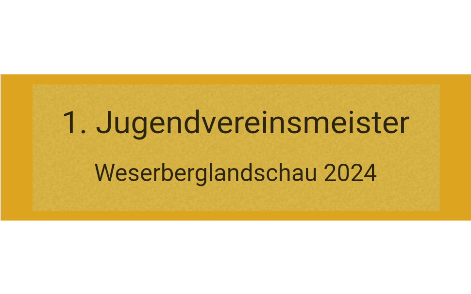 Gravurschild Gold selbstklebend - Gold / 80 x 25 mm