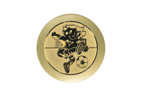 Fußball Kinderpokal BS.WR0599 SM - 11.5 cm / Gold/Schwarz