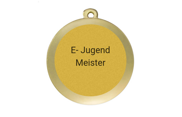 Medaille Fußball D112A Ø 50mm - Gold / 50 mm