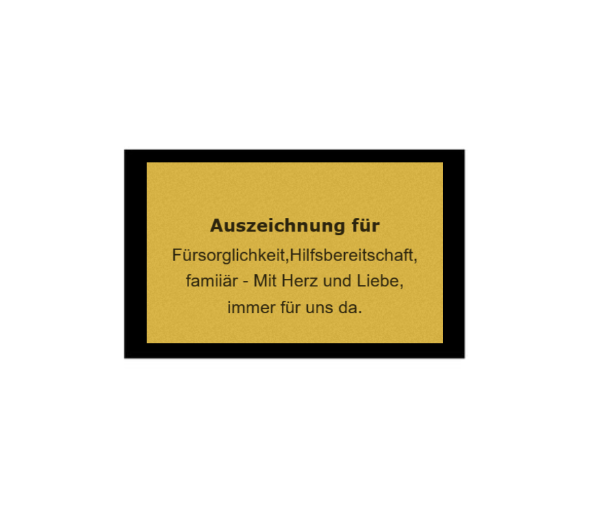 Classic Achievement Award - Matt Edition Gold - Gold / 265 mm