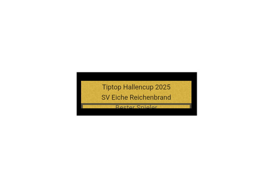 Fußballfigur Kicker P20 - Silber Schwarz / 10.5 cm