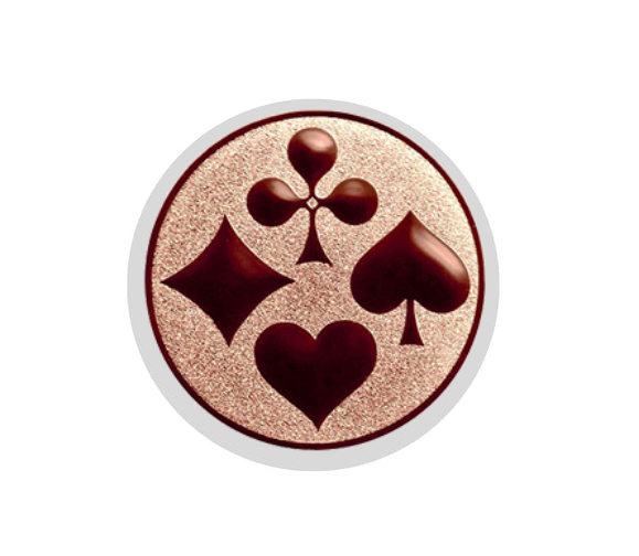 Glas Pokal 3526 Schild & Emblem - Transparent / 19 cm